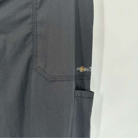 Carhartt Men's Black Drawstring Waist Nylon Track Pants - Picture 2 of 10